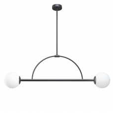 Black Arco pendant lamp